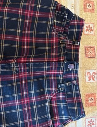 Falda invierno cuadros