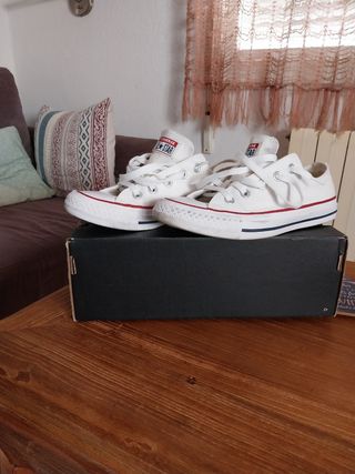 Converse blancas T36