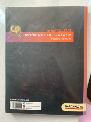 Libro Historia de la filosofia Bachillerato