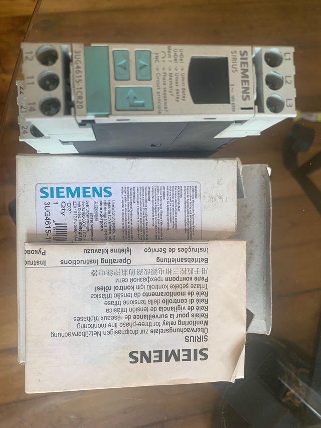Rele vigilancia Siemens sirius 3UG4615-1CR20