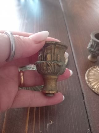 Parti in ottone e vetro per creazioni