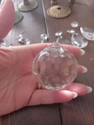 Parti in ottone e vetro per creazioni