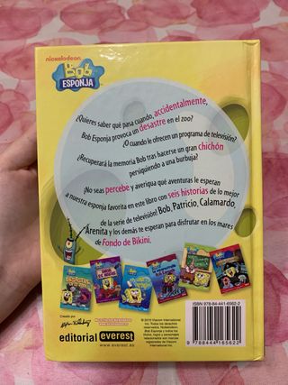 Libro Bob Esponja Historias de Fondo de Bikini