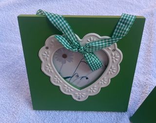 Quadro porta foto a forma di cuore