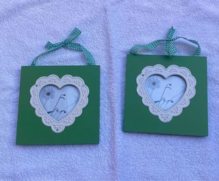 Quadro porta foto a forma di cuore