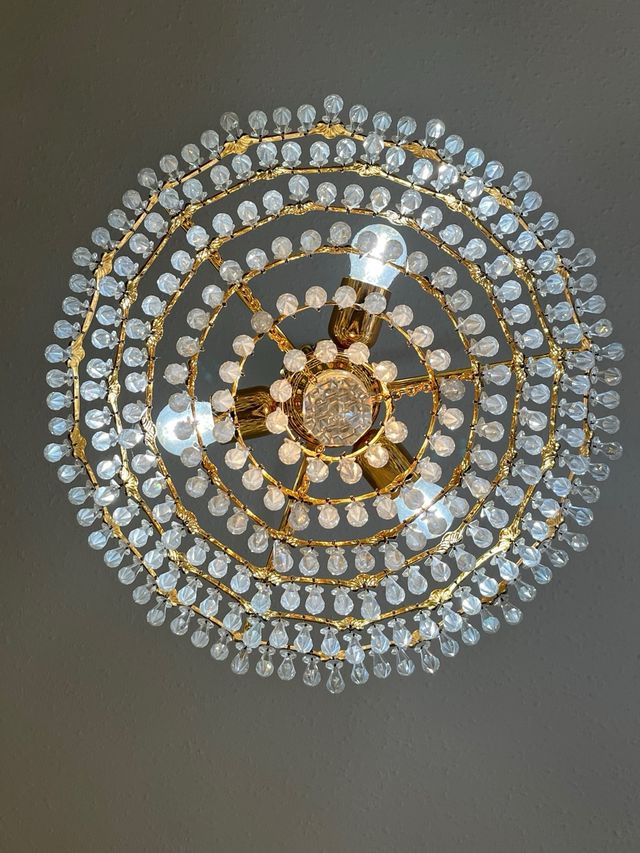 Lampara cristal  de roca