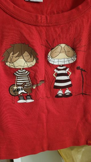 Camiseta roja tirantes Breaking The Pana