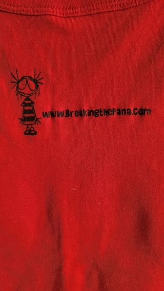 Camiseta roja tirantes Breaking The Pana