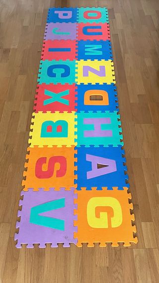 Alfombra puzzle niños gomaespuma EVA 18 piezas