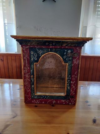 Sagrario altar madera restaurado