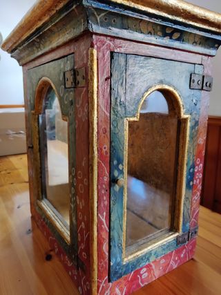 Sagrario altar madera restaurado