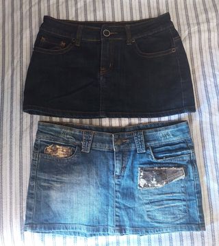 2 MINIFALDAS VAQUERAS
