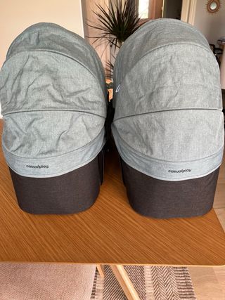 2 capazos carrito gemelar Casualplay