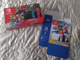 Caja vacía Nintendo switch Mario kart