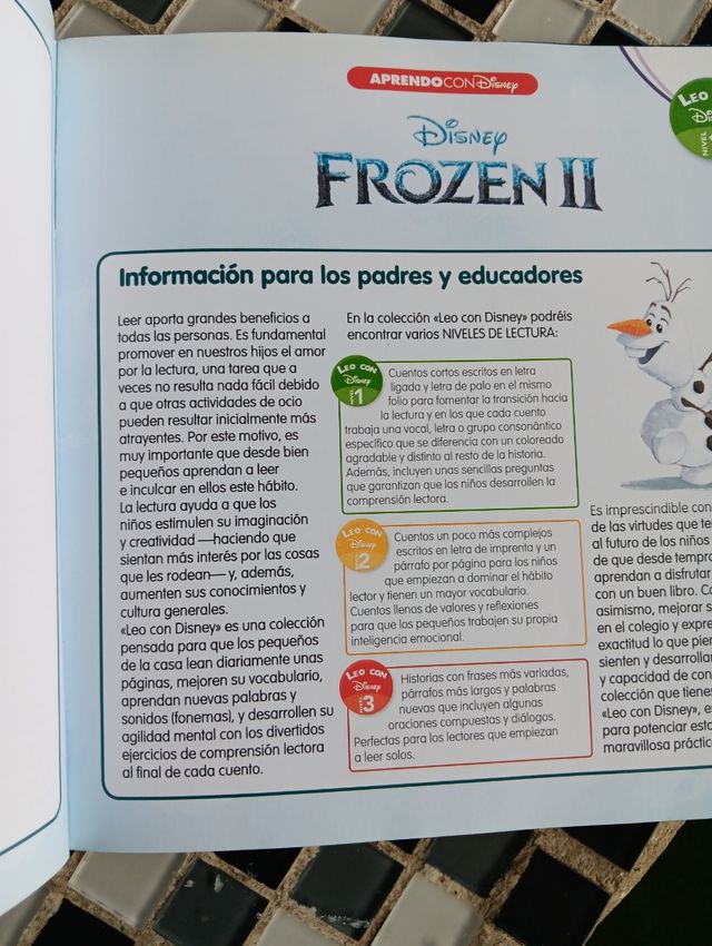 Frozen II un cuento para cada letra