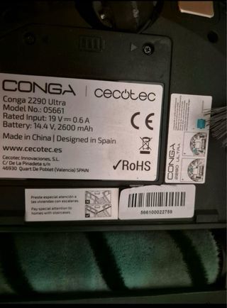 Cecotec Conga 2290 Ultra Home + base automática