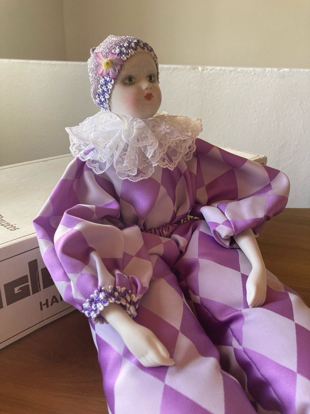 Arlequín porcelana vintage