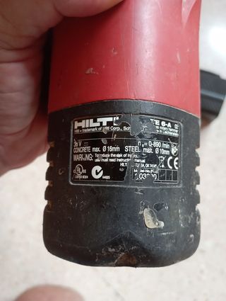 Taladro hiltiTE6 a batería 