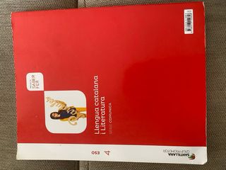 Libro de Llengua catalana i literatura de 4t d’ESO