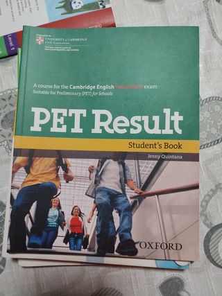 Libro inglés PET