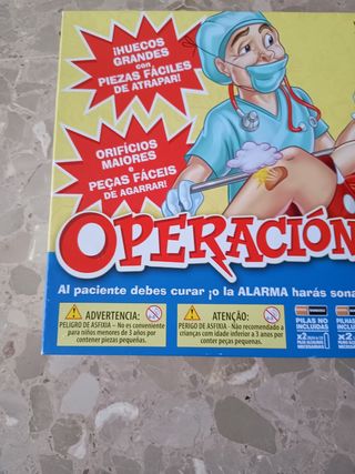 Juego operación. + 4 años