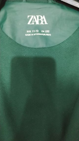 Chubasquero chico verde botella