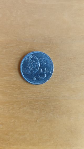 Moneda de 5 pesetas España 82