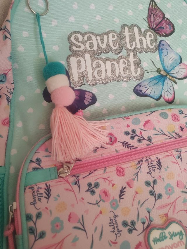 Mochila escolar niña sin estrenar