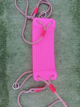 Columpio balancín rosa para colgar