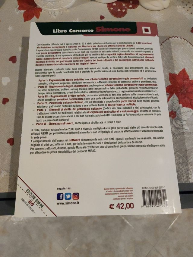 Libro concorso 1052 MIBAC