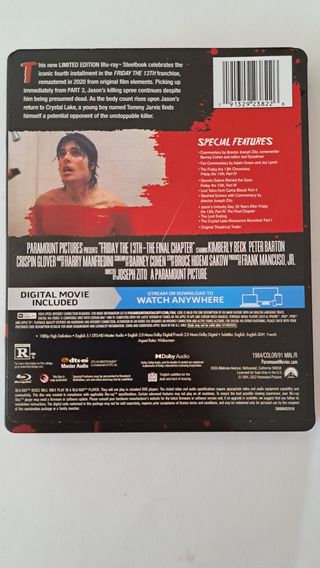 Viernes 13 The final chapter (Blu-ray) Steelbook