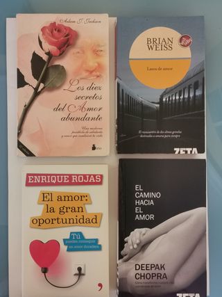 libros sobre el amor. Desde 2€ - 12€ los 4.