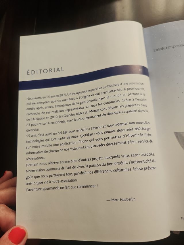 Les grandes tables du monde