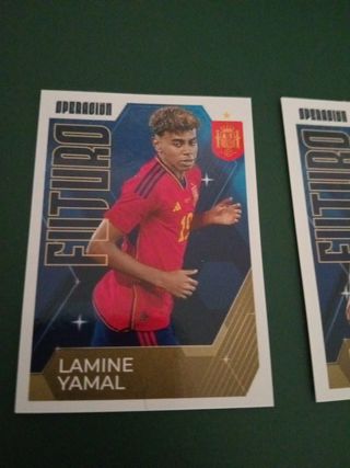 Cromos lamime yamal y niko Williams