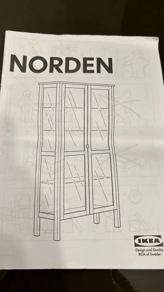 VITRINA NEGRA IKEA NORDEN
