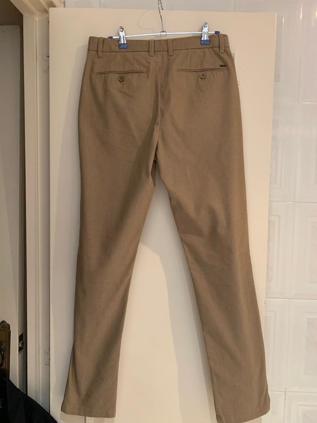 Pantalon de vestir de sprinfield, color tostado