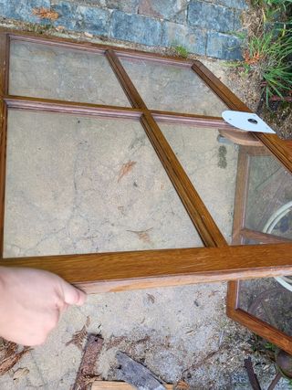 Ventanas madera de tea