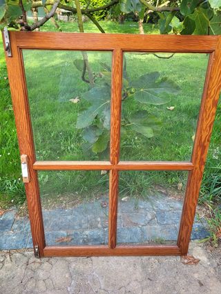 Ventanas madera de tea