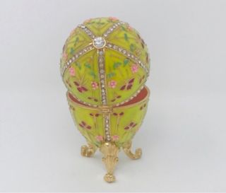 Huevo caja joyero estilo Faberge