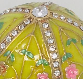 Huevo caja joyero estilo Faberge