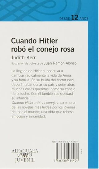 Cuando Hitler robó el conejo rosa ✓