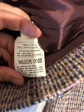 Chaqueta de mujer de lana