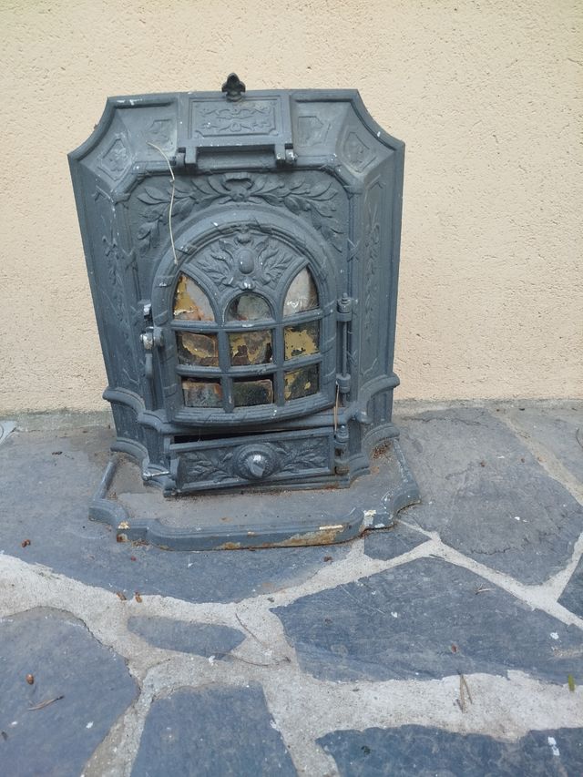 Estufa salamandra para decoración 
