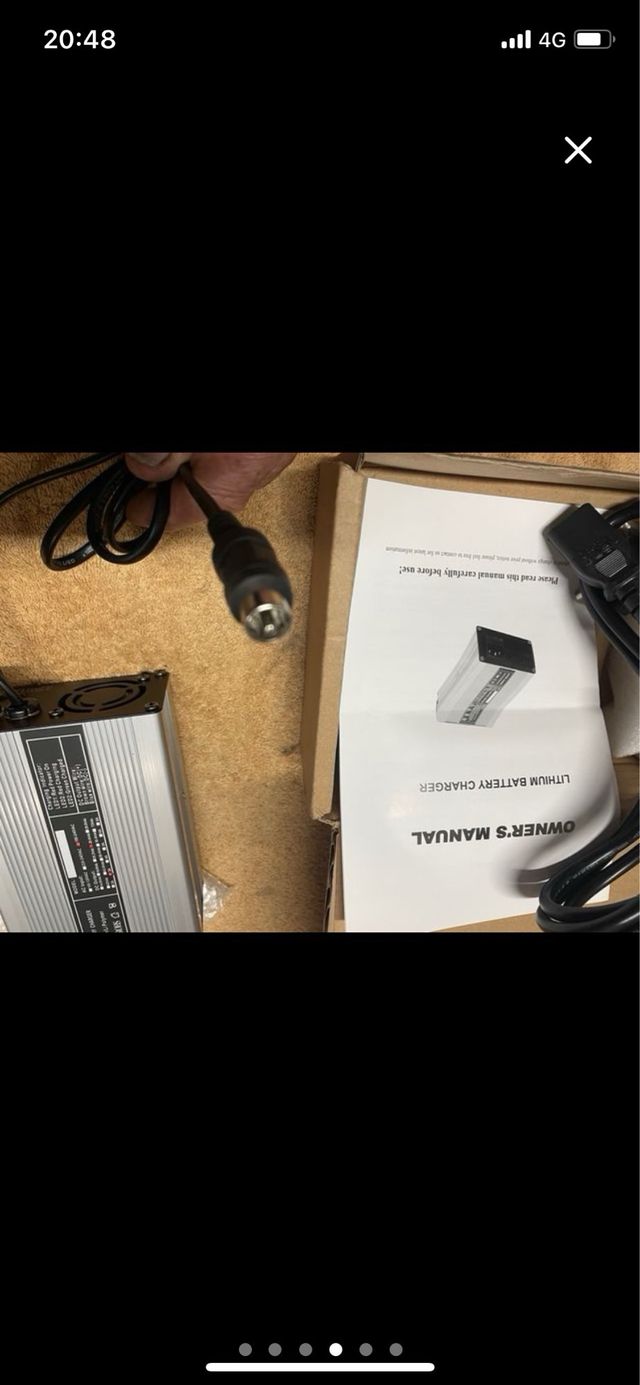 Cargador bateria lition 24 v 3A