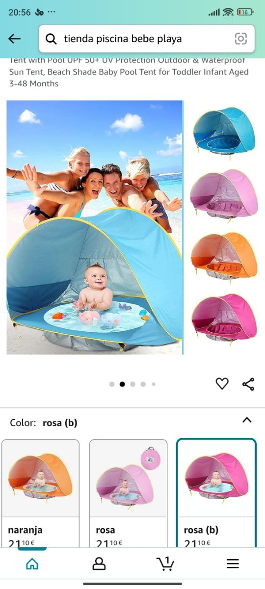 Tienda bebe piscina playa