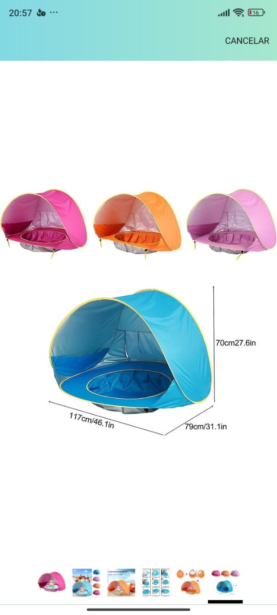 Tienda bebe piscina playa