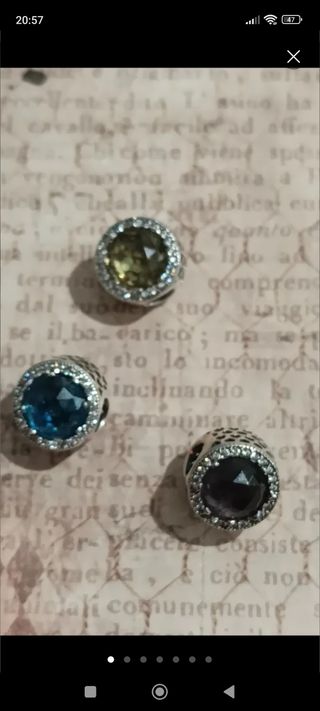 Charms cristales de colores