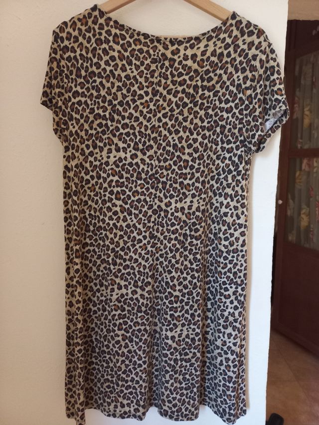 Vestido mini leopardo
