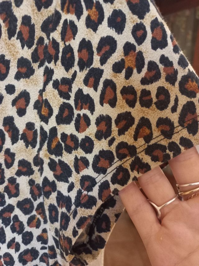 Vestido mini leopardo
