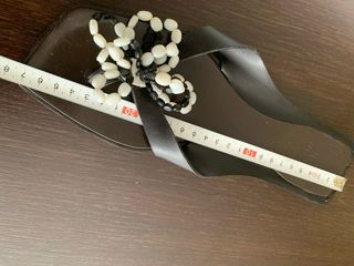 Sandalias planas Farrutx de piel negras  40